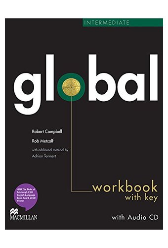Global: Intermediate Work Book + CD with Key