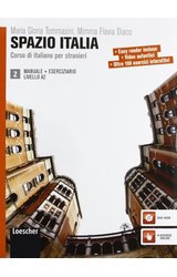Spazio Italia: Libro Dello Studente Manuale = Eserciziario E DVD-Rom 2 (A2)