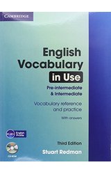 English Vocabulary in Use: Pre-intermediate and Intermediate with Answers and CD-ROM