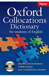 Oxford Collocations Dictionary for students of English: A corpus-based dictionary with CD-ROM which shows the most frequently used word combinations in British and American English.